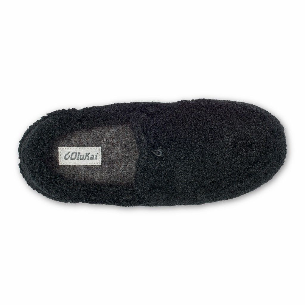 Olukai Women's Nohea Heu Slipper - Black US591-304